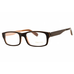Tom Ford Unisex Eyeglasses - Dark Brown Acetate Rectangular Shape Frame | FT5164 050