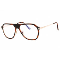 Tom Ford Men's Eyeglasses - Havana Injected Propionate Aviator Frame | FT5943-B 056