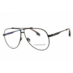 Victoria Beckham Women's Eyeglasses - Black Metal Aviator Full Rim Frame | VB2137 001