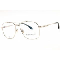 Victoria Beckham Women's Eyeglasses - Silver Metal Aviator Full Rim Frame | VB2138 040
