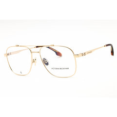 Victoria Beckham Women's Eyeglasses - Gold Metal Aviator Full Rim Frame | VB2138 714
