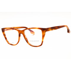 Victoria Beckham Women's Eyeglasses - Striped Blonde Havana Full Rim | VB2664 223