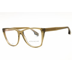 Victoria Beckham Women's Eyeglasses - Olive Acetate Cat Eye Shape Frame | VB2664 310