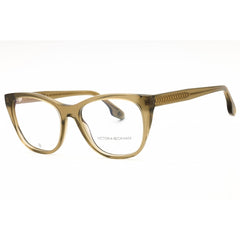 Victoria Beckham Women's Eyeglasses - Olive Acetate Cat Eye Shape Frame | VB2665 310