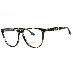 Victoria Beckham Women's Eyeglasses - Black Havana Acetate Oval Frame | VB2672 010
