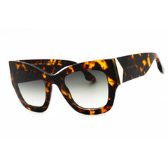 Victoria Beckham Women's Sunglasses - Dark Havana Acetate Cat Eye Frame | VB652S 234