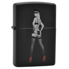 Zippo AD539 Red Shoe Girl With Hat Lighter