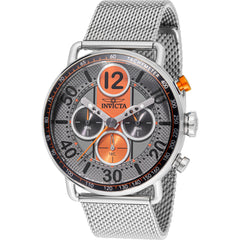 Invicta Men's Watch - Speedway Quartz Orange Dial Stainless Steel Bracelet | 49371