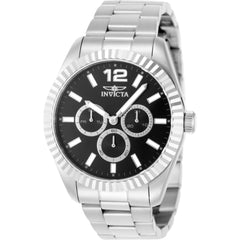 Invicta Men's Watch - Specialty Quartz Black Dial Stainless Steel Bracelet | 49511