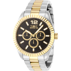 Invicta Men's Watch - Specialty Quartz Day Date Black Dial Two Tone Bracelet | 49515