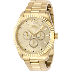 Invicta Men's Watch - Specialty Quartz Day Date Gold Dial Two Tone Bracelet | 49520