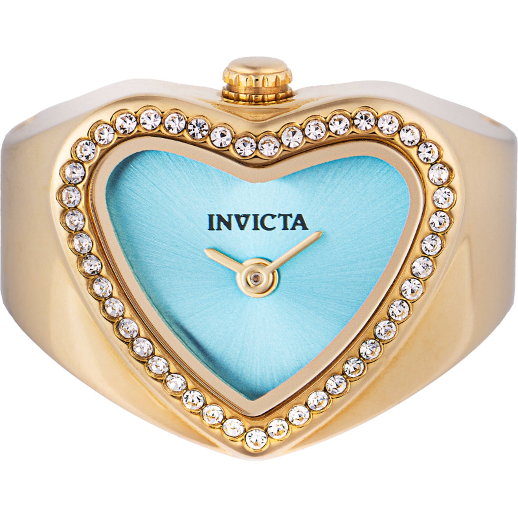 Invicta 44483 Mini Angel Women\'s Gold Tone Ring Watch Quartz Gemstone Dial New Invicta Mini Angel Women main image 3