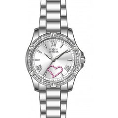 Invicta Women's Watch - Angel Quartz Silver Dial Stainless Steel Bracelet | 49842