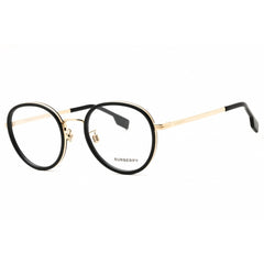 Burberry Men's Eyeglasses - Black Metal Round Shape Full Rim Frame | 0BE1358D 1109