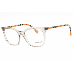 Burberry Women's Eyeglasses - Transparent Grey Plastic Cat Eye Frame | 0BE2390 3892