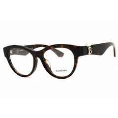 Burberry Women's Eyeglasses - Dark Havana Plastic Cat Eye Full Rim | 0BE2404F 3002