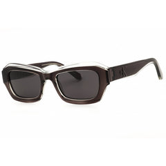 Calvin Klein Jeans Unisex Sunglasses - Grey Cat Eye Full Rim Frame | CKJ24608S 050