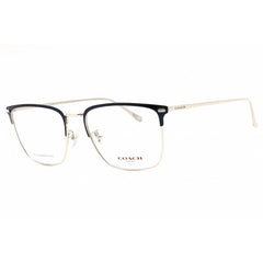 Coach Men's Eyeglasses - Blue Silver Titanium Square Full Rim Frame | 0HC5149T 9001