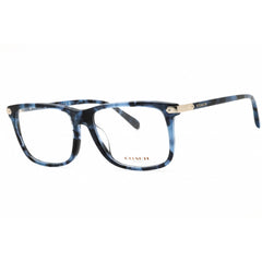 Coach Men's Eyeglasses - Blue Tortoise Plastic Square Full Rim Frame | 0HC6228U 5754