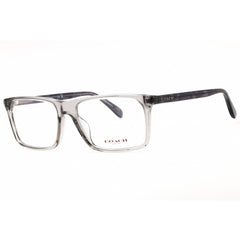 Coach Men's Eyeglasses - Transparent Grey Acetate Rectangular Frame | 0HC6251U 5849