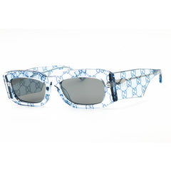 Gucci Men's Sunglasses - Light Blue Acetate Rectangular Full Rim Frame | GG1426S 006