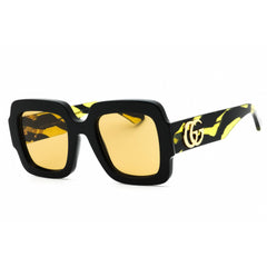 Gucci Women's Sunglasses - Black Acetate Oversized Shape Full Rim Frame | GG1547S 004