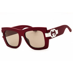 Gucci Women's Sunglasses - Red Injected Propionate Cat Eye Full Rim | GG1688S 003