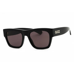 Gucci Men's Sunglasses - Black Acetate Square Full Rim Frame Grey Lens | GG1793S 001