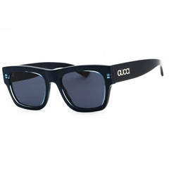 Gucci Men's Sunglasses - Light Blue Acetate Square Shape Full Rim Frame | GG1793S 004