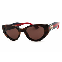 Gucci Women's Sunglasses - Havana Blue Injected Propionate Full Rim | GG1862S 002