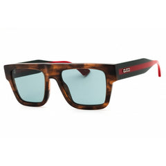 Gucci Men's Sunglasses - Havana Green Injected Propionate Square Frame | GG1868S 003