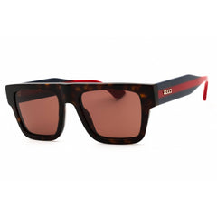 Gucci Men's Sunglasses - Dark Havana Injected Propionate Square Frame | GG1868S 002