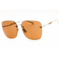 Gucci Women's Sunglasses - Gold Pearls Metal Square Shape Rimless Frame | GG1923SA 003