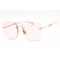 Gucci Women's Sunglasses - Gold Pearls Metal Square Shape Rimless Frame | GG1923SA 004