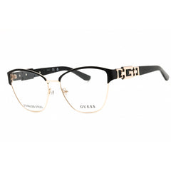 Guess Women's Eyeglasses - Black/Other Metal Cat Eye Shape Full Rim Frame | GU2984 005