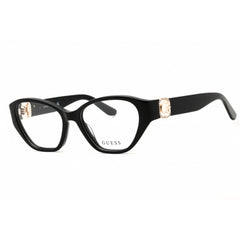 Guess Women's Eyeglasses - Black/Other Acetate Cat Eye Full Rim Frame | GU50119 005