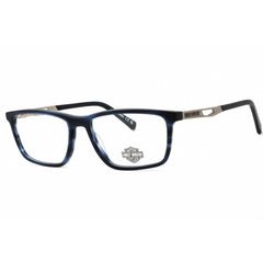 Harley Davidson Men's Eyeglasses - Matte Blue Acetate Full Rim 57mm | HD50026 091