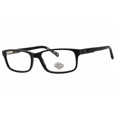 Harley Davidson Men's Eyeglasses - Shiny Black Rectangular Full Rim | HD50060 001