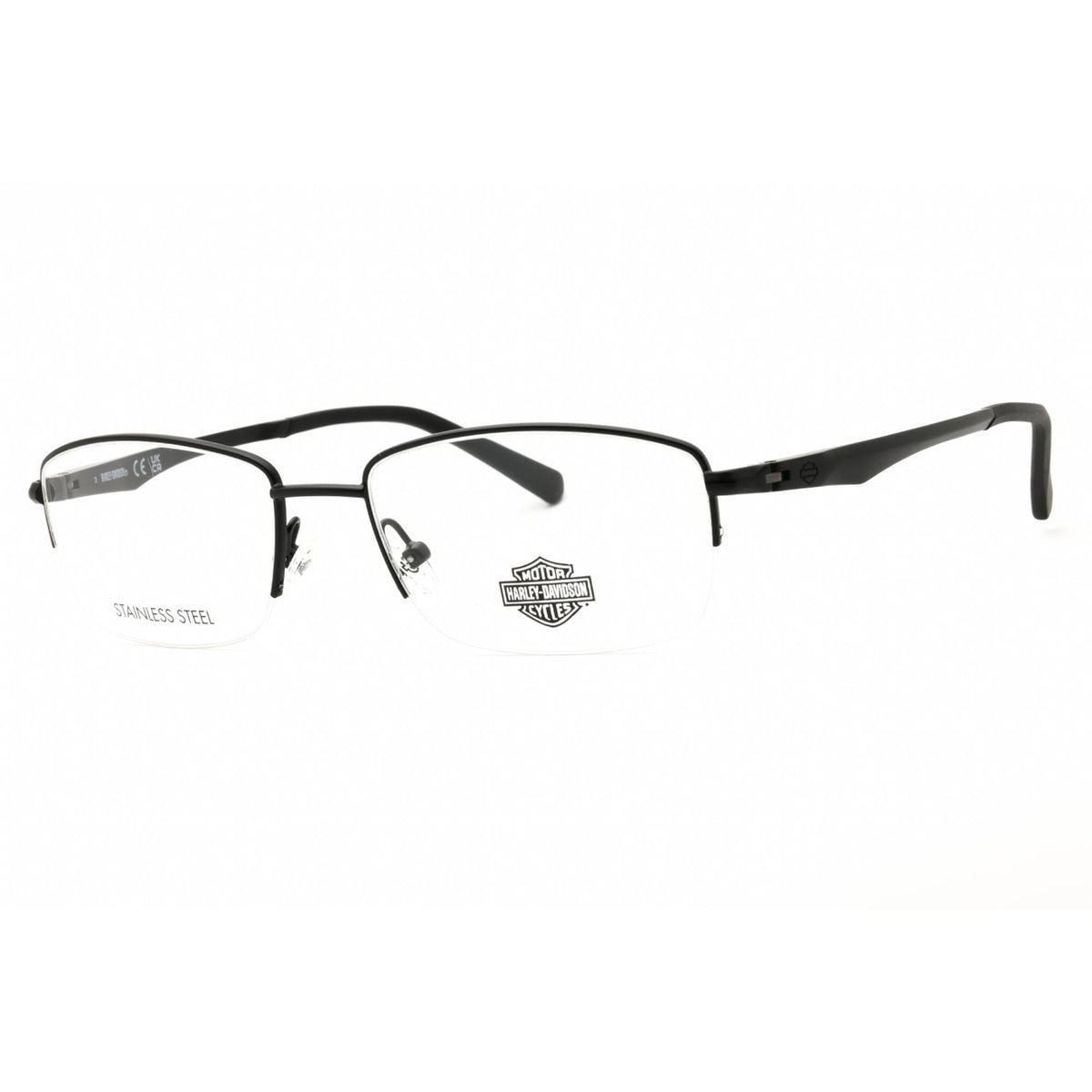 NWT Harley Davidson HD50063-002 Eyeglasses Eyeglasses Harley-Davidson HD 50063 002 Matte Black  main image 2