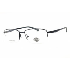 Harley Davidson Men's Eyeglasses - Matte Blue Metal Rectangular Frame | HD50063 091
