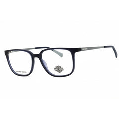 Harley Davidson Men's Eyeglasses - Matte Blue Square Full Rim Frame | HD50068 091