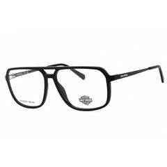 Harley Davidson Men's Eyeglasses - Matte Black Navigator Full Rim Frame | HD50069 002