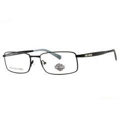 Harley Davidson Men's Eyeglasses - Matte Black Metal Rectangular Frame | HD50099 002