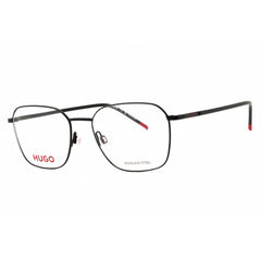 HUGO Men's Eyeglasses - Matte Black Metal Square Full Rim Frame | HG 1273 0003 00