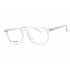 Hugo Boss Men's Eyeglasses - Nude Plastic Round Full Rim Frame | BOSS 1087/IT 0900 00