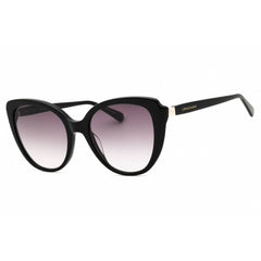Longchamp Women's Sunglasses - Black Acetate Cat Eye Shape Full Rim Frame | LO670S 001