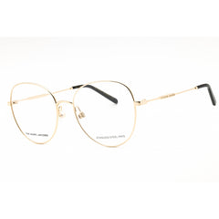 Marc Jacobs Women's Eyeglasses - Light Gold Metal Round Full Rim | MARC 590 0J5G 00