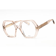 Marc Jacobs Women's Eyeglasses - Beige Plastic Geometric Full Rim | MJ 1077 010A 00