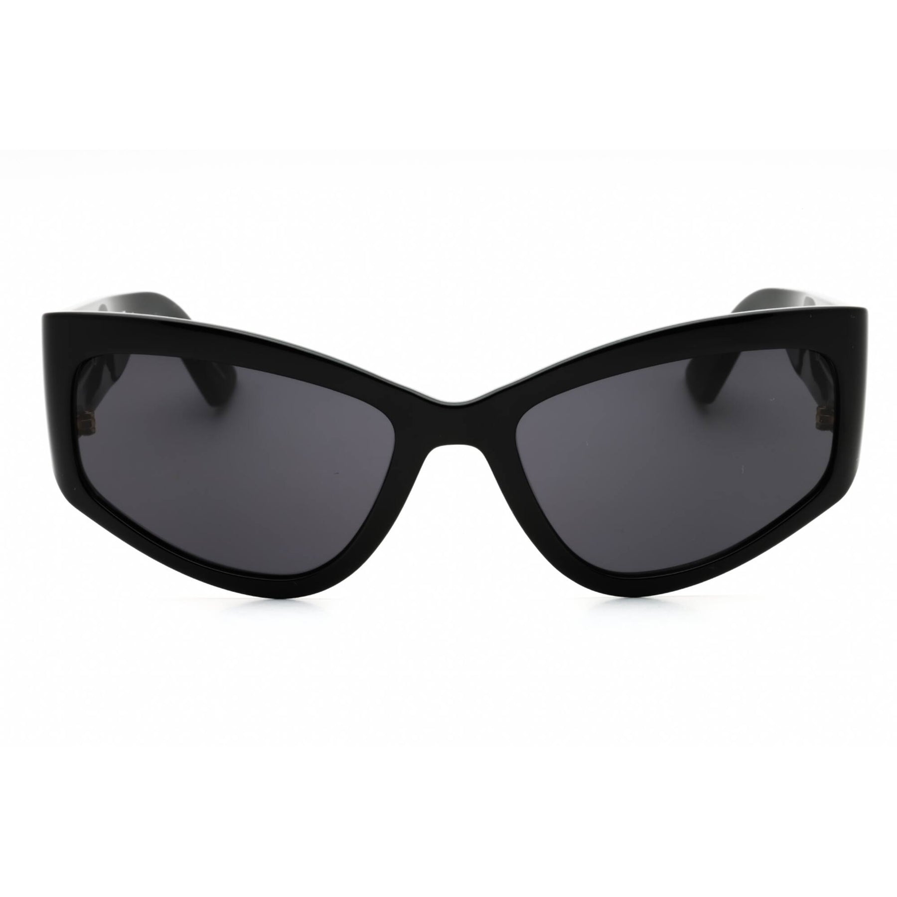 Moschino MOS093/S 0807 IR Sunglasses Black Cat Eye Frame, Grey Lenses Moschino Grey Wrap Men main image 3