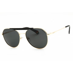 Polaroid Core Unisex Sunglasses - Gold Black Metal Aviator | PLD 6211/S/X 0RHL M9